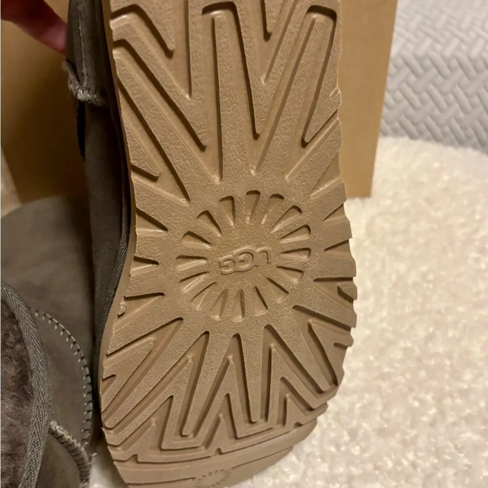 Like New!! UGG Dark Gray Classc Ultra Mini - Picture 4 of 6